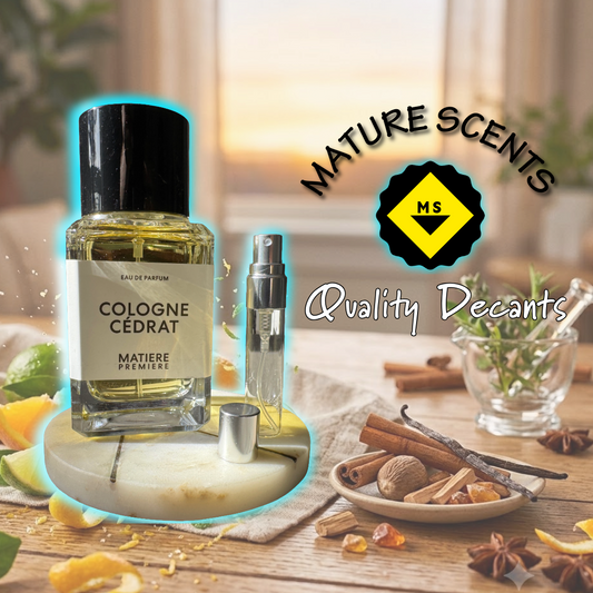 MATIERE PREMIERE : Cologne Cedrat