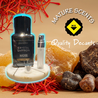 MATIERE PREMIERE : Crystal Saffron Extrait 2ml/5ml/10ml