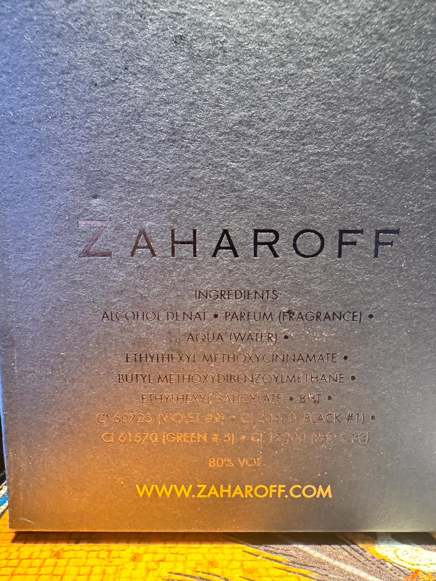 ZAHAROFF Signature Pour Homme 5ml/10ml